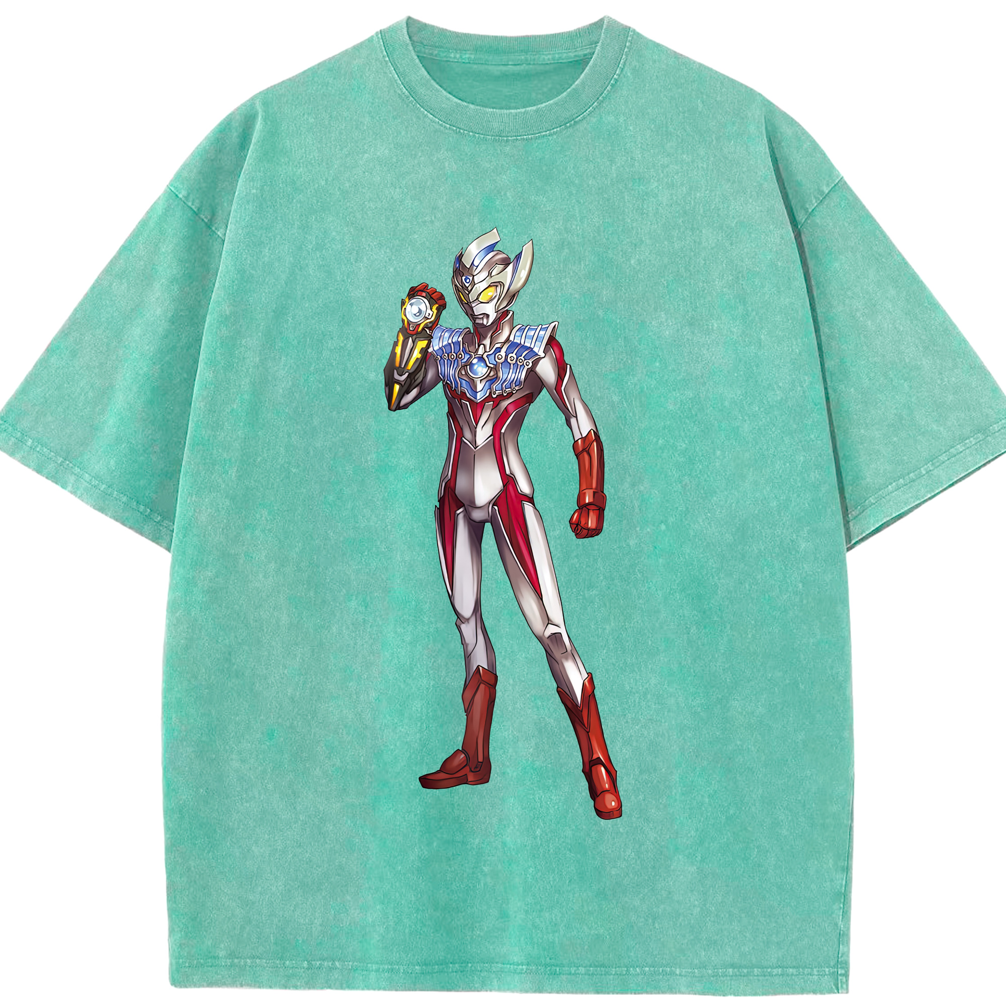 （画像用） ウルトラマン Ultraman 綿100% ヴィンテージ風 半袖Tシャツ（フロントプリント）